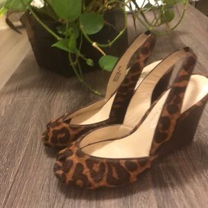 Michael Kors - open toe wedge